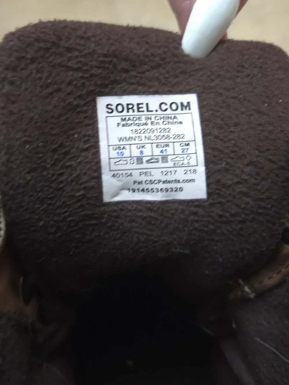 Sorel Women's Slimpack Lace II NL2348 Mid Calf Winter Snow Boots Brown